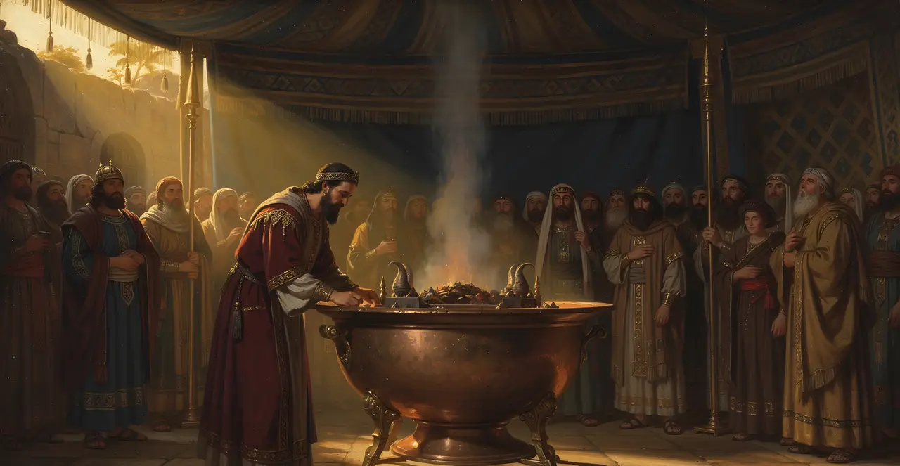 2 Chronicles 1:4-7 — 2 Chronicles, oil painting · TruthPrints