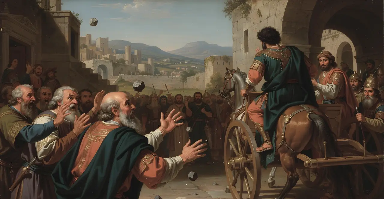 2 Chronicles 10:18-19 — 2 Chronicles, oil painting · TruthPrints