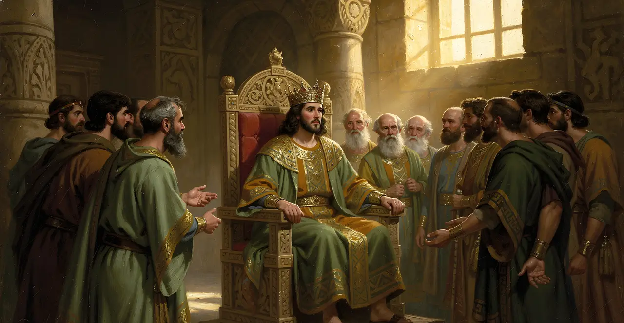 2 Chronicles 10:9-10 — 2 Chronicles, oil painting · TruthPrints