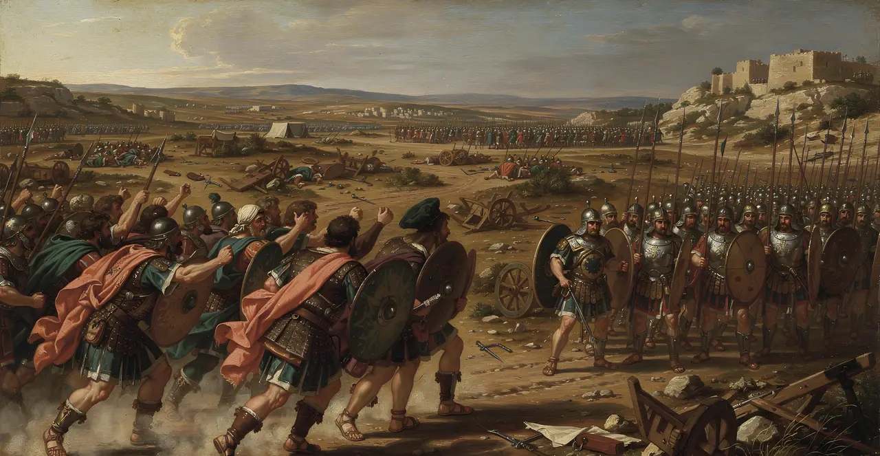 2 Chronicles 13:16-20 — 2 Chronicles, oil painting · TruthPrints