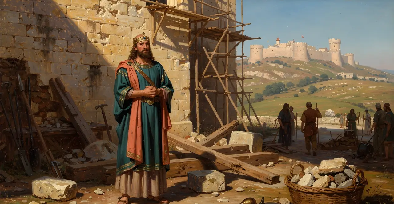 2 Chronicles 14:6-7 — 2 Chronicles, oil painting · TruthPrints
