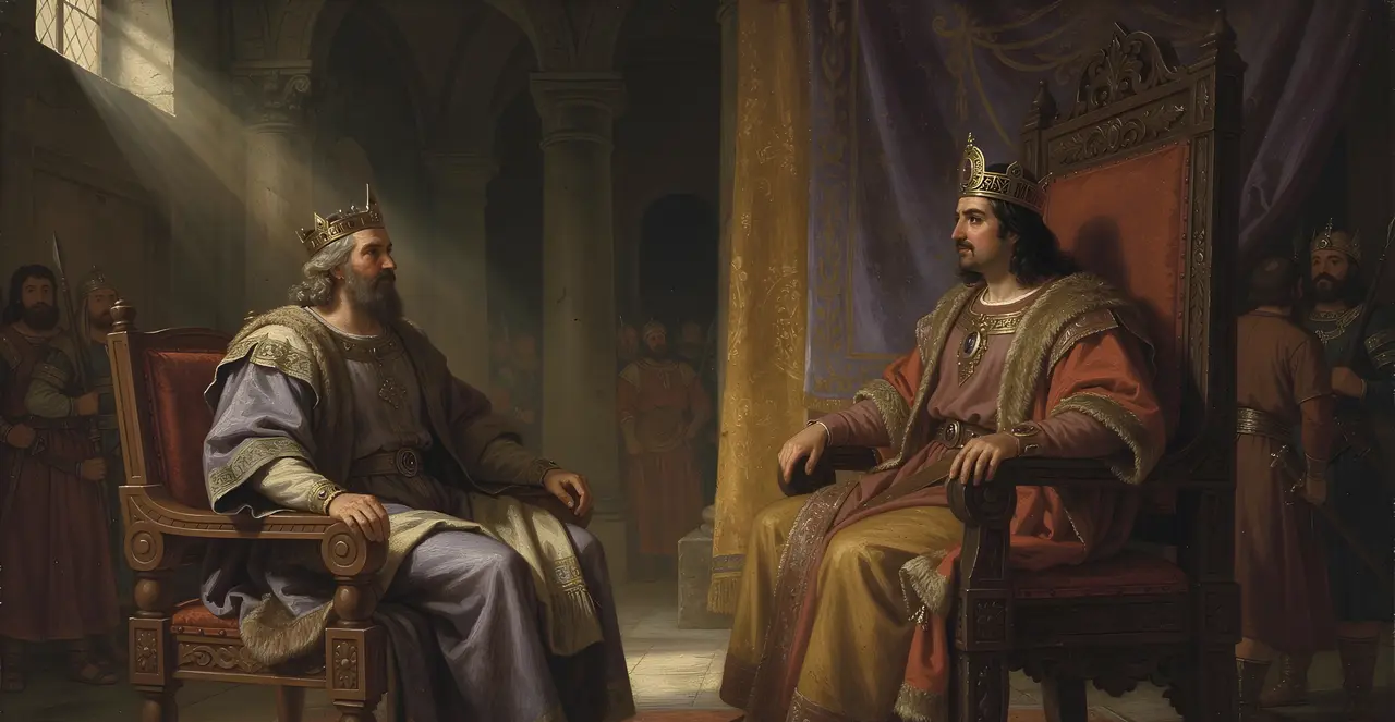 2 Chronicles 18:1-4 — 2 Chronicles, oil painting · TruthPrints