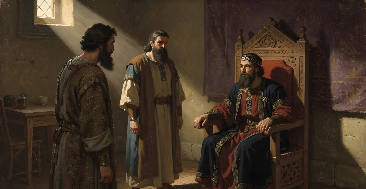 2 Chronicles 18:14-16 — 2 Chronicles, oil painting · TruthPrints