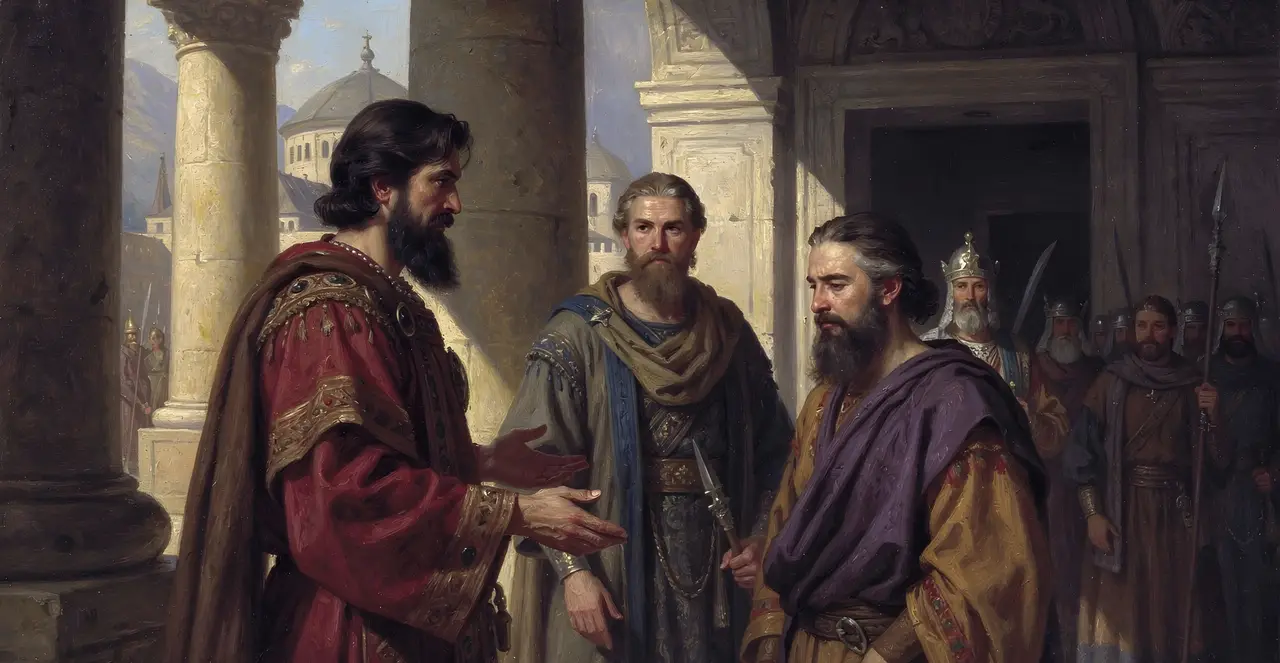 2 Chronicles 18:25-28 — 2 Chronicles, oil painting · TruthPrints