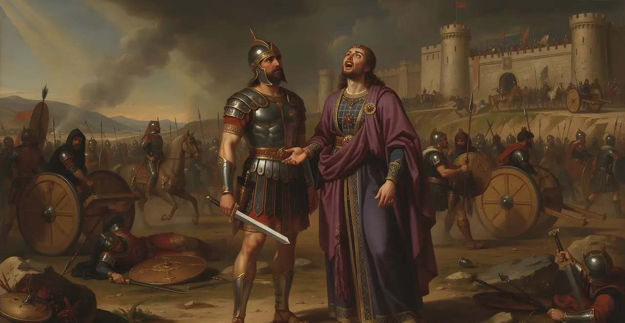 2 Chronicles 18:29-31 — 2 Chronicles, oil painting · TruthPrints