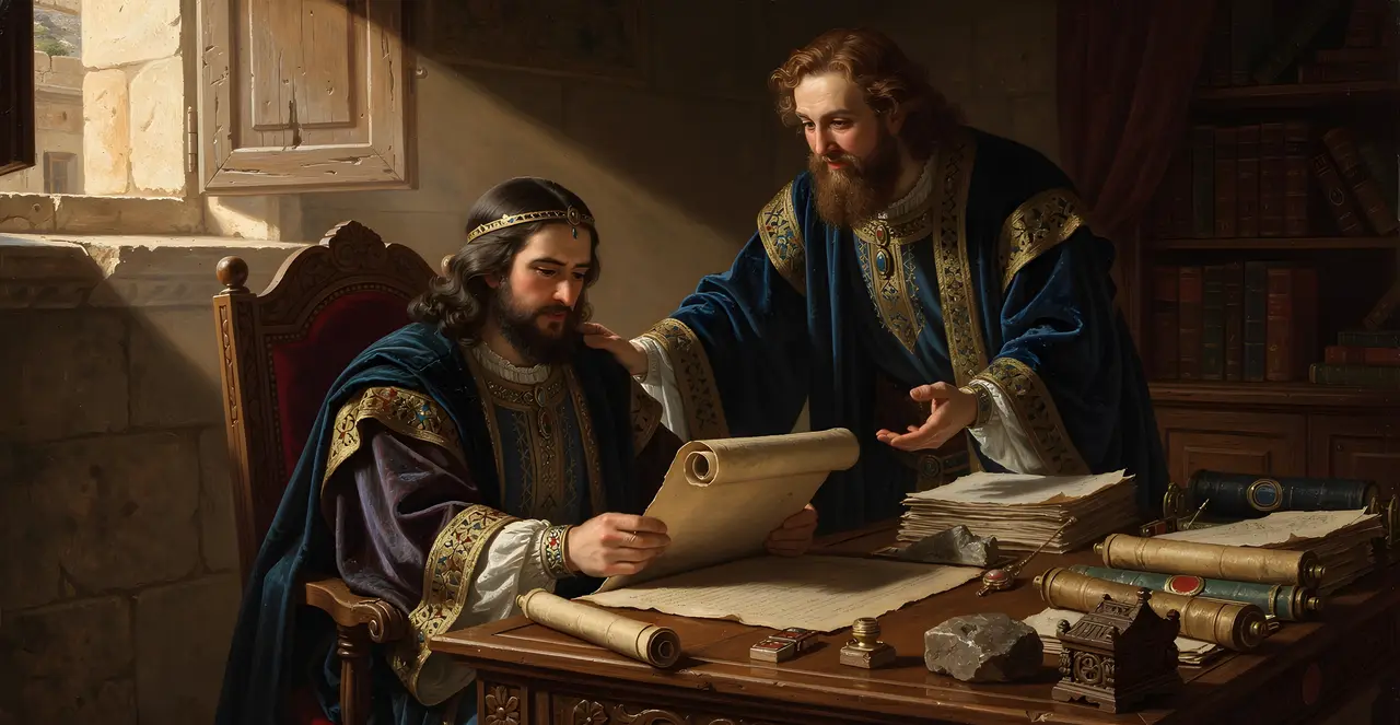 2 Chronicles 2:14-15 — 2 Chronicles, oil painting · TruthPrints