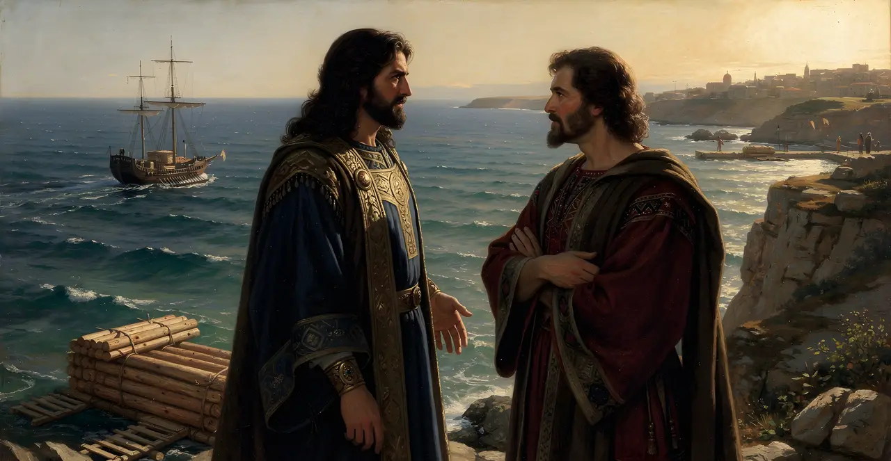 2 Chronicles 2:16-18 — 2 Chronicles, oil painting · TruthPrints