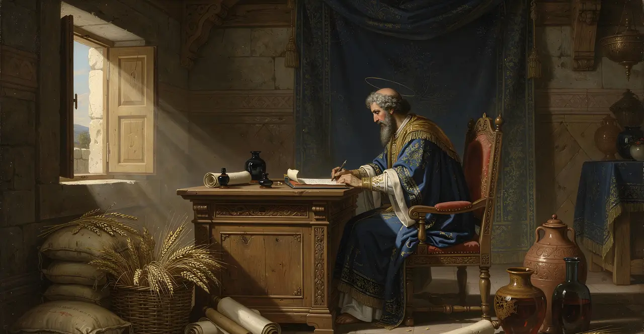 2 Chronicles 2:8-10 — 2 Chronicles, oil painting · TruthPrints