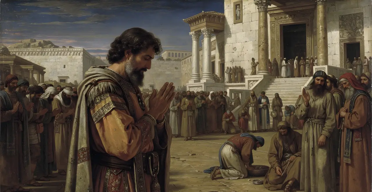 2 Chronicles 20:1-5 — 2 Chronicles, oil painting · TruthPrints