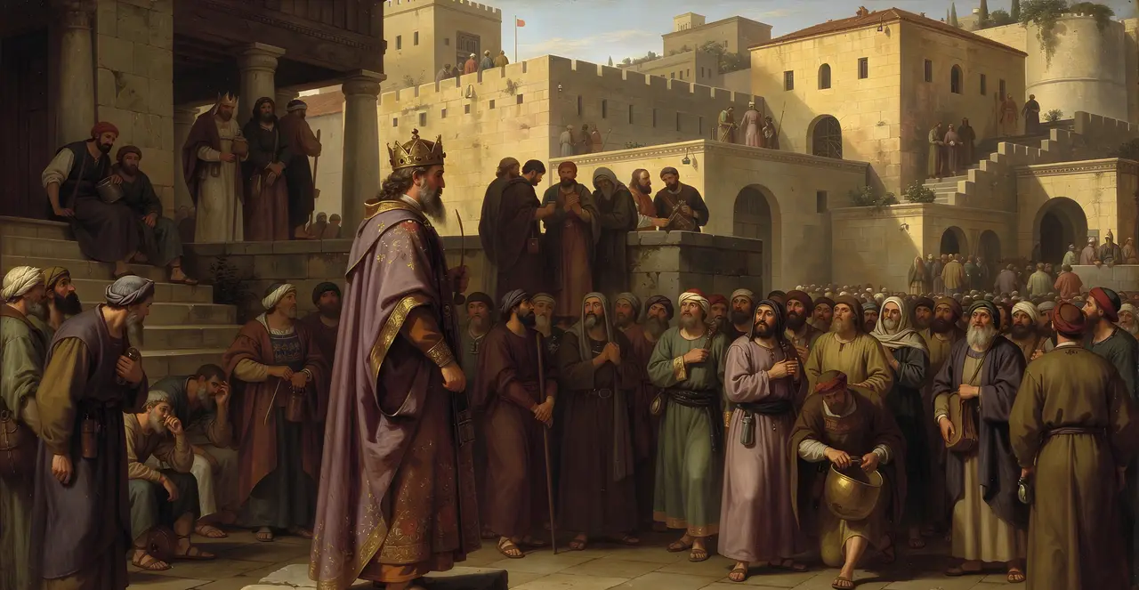 2 Chronicles 20:15-16 — 2 Chronicles, oil painting · TruthPrints
