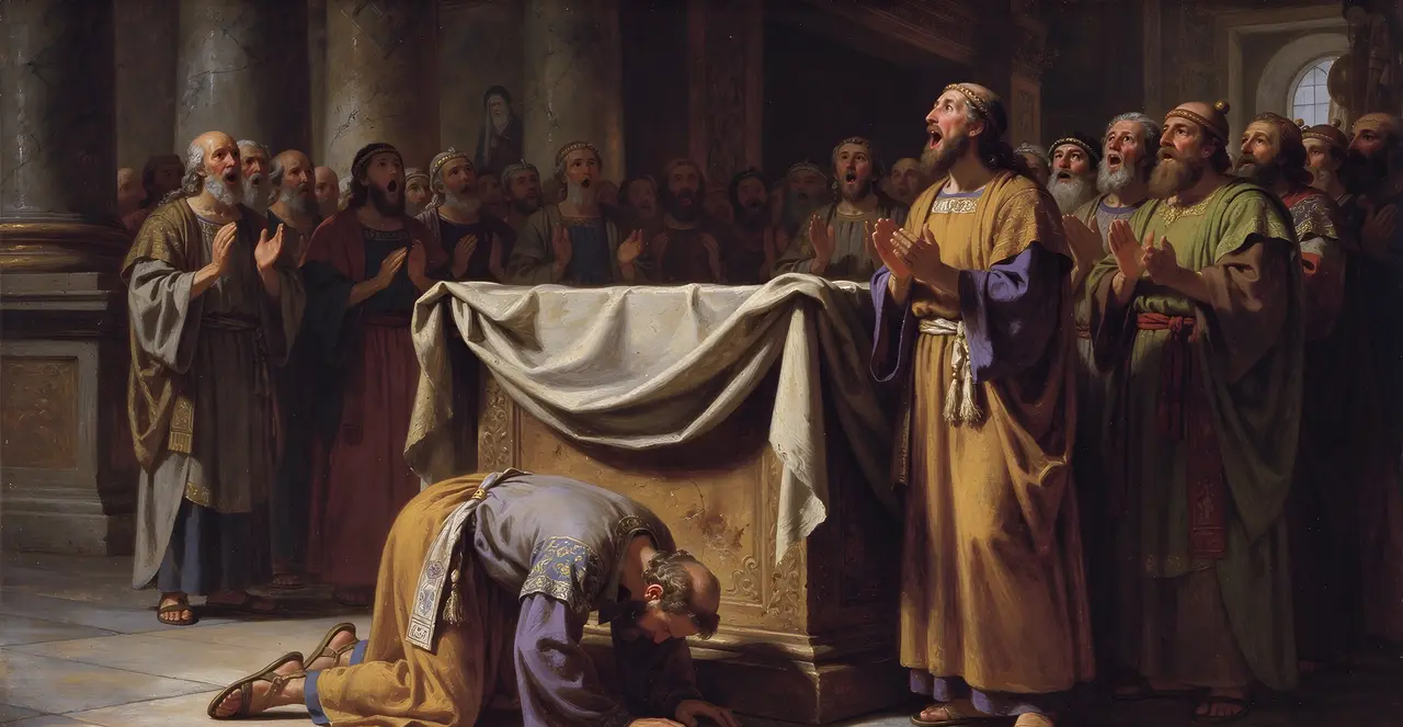 2 Chronicles 20:17-19 — 2 Chronicles, oil painting · TruthPrints