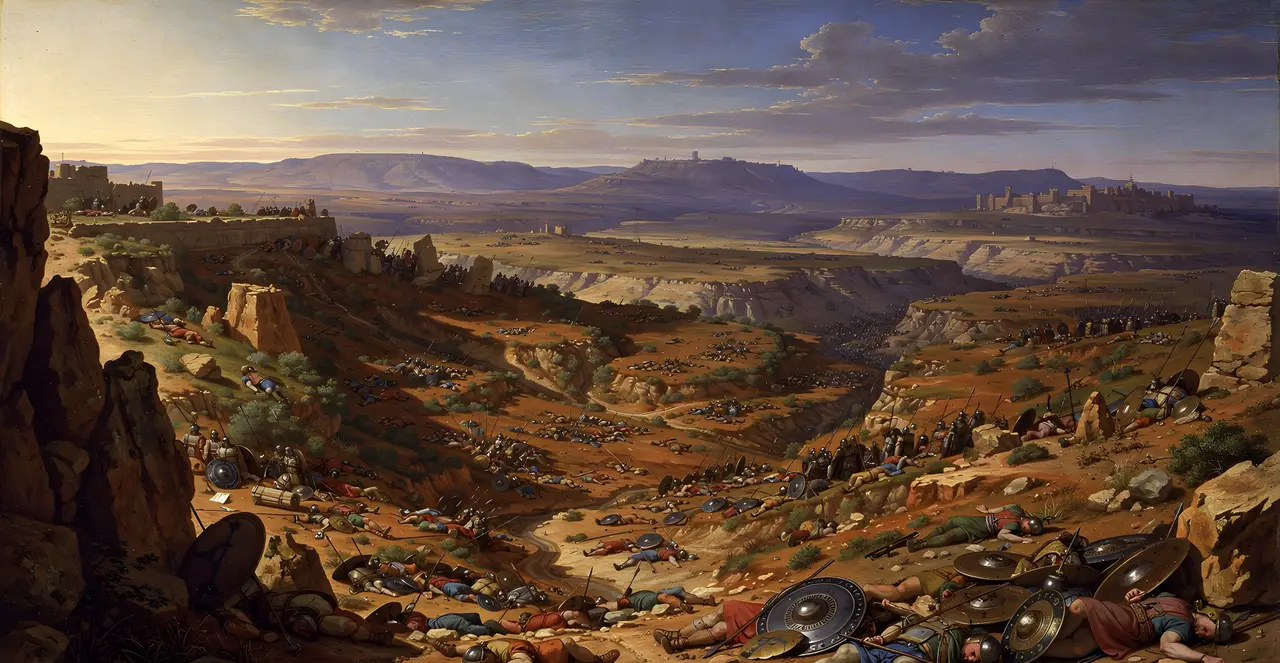 2 Chronicles 20:22-24 — 2 Chronicles, oil painting · TruthPrints