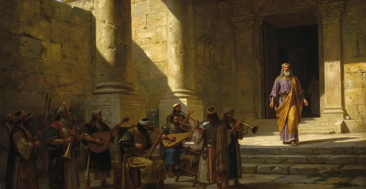 2 Chronicles 20:28-32 — 2 Chronicles, oil painting · TruthPrints
