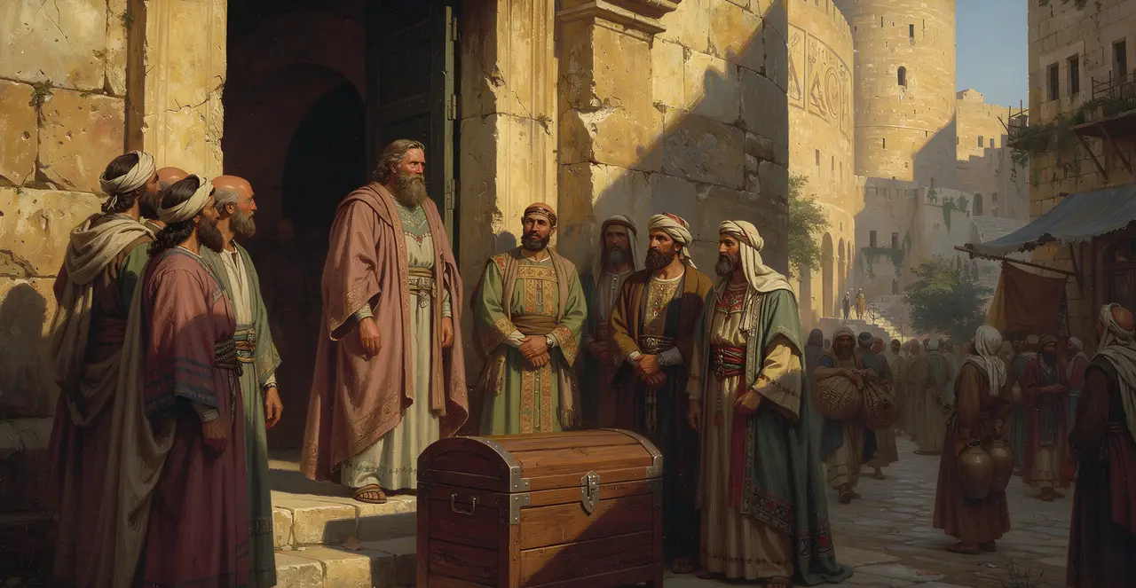2 Chronicles 24:7-10 — 2 Chronicles, oil painting · TruthPrints