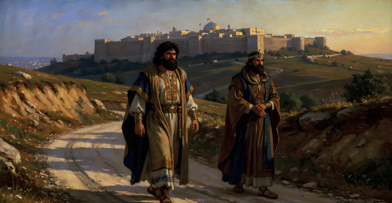 2 Chronicles 25:23-25 — 2 Chronicles, oil painting · TruthPrints