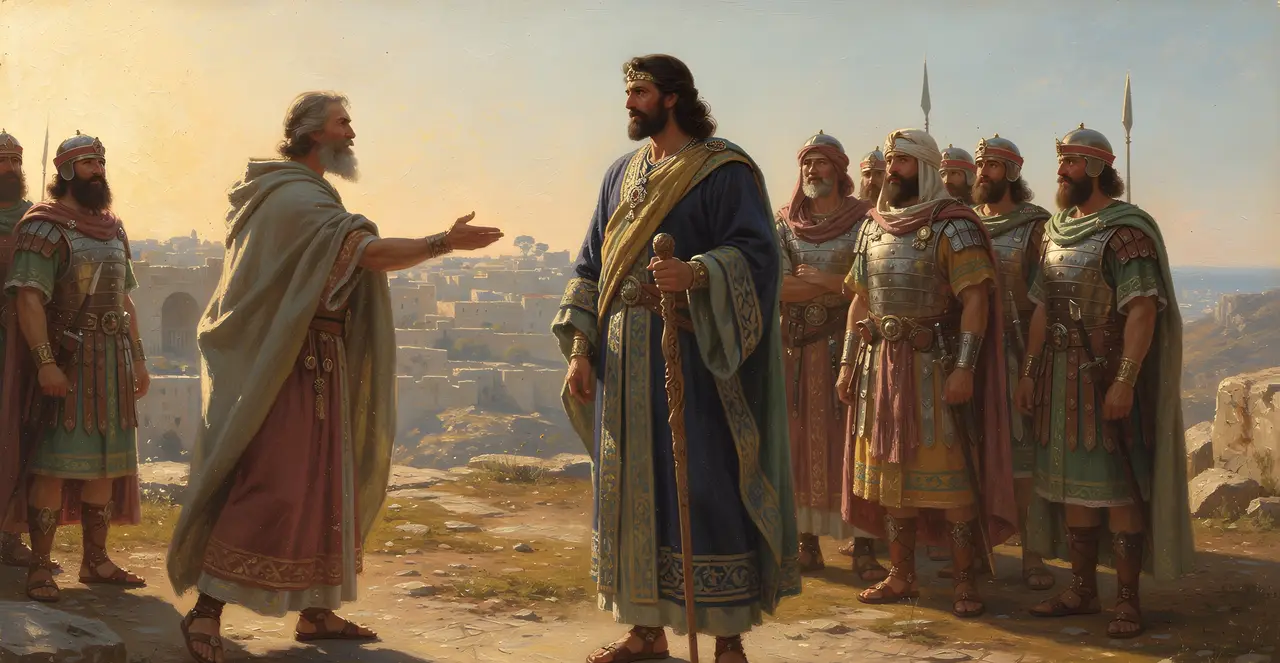 2 Chronicles 25:5-7 — 2 Chronicles, oil painting · TruthPrints