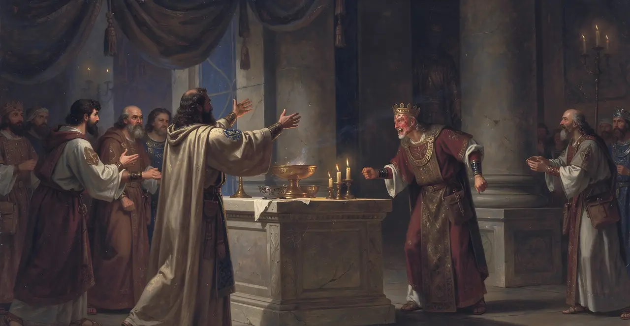 2 Chronicles 26:20-22 — 2 Chronicles, oil painting · TruthPrints