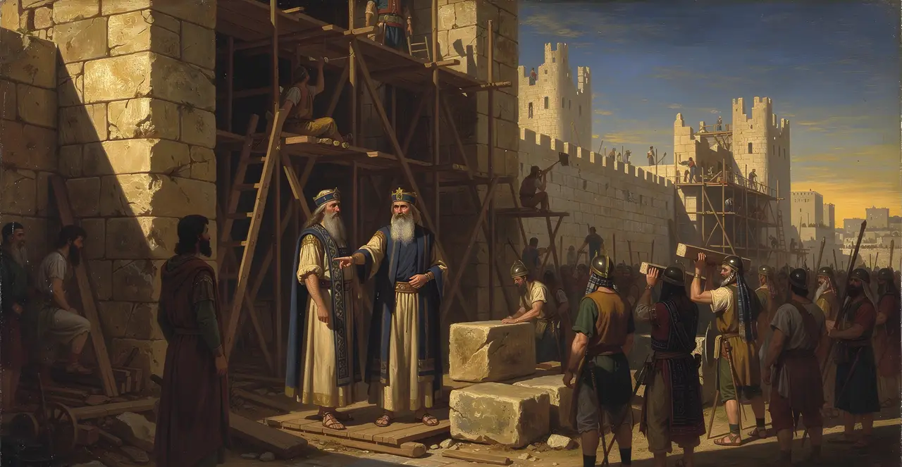 2 Chronicles 26:9-11 — 2 Chronicles, oil painting · TruthPrints