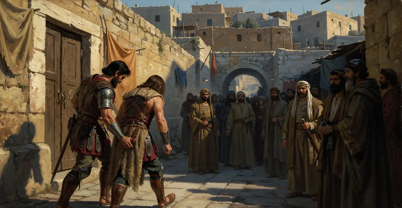 2 Chronicles 28:5-7 — 2 Chronicles, oil painting · TruthPrints