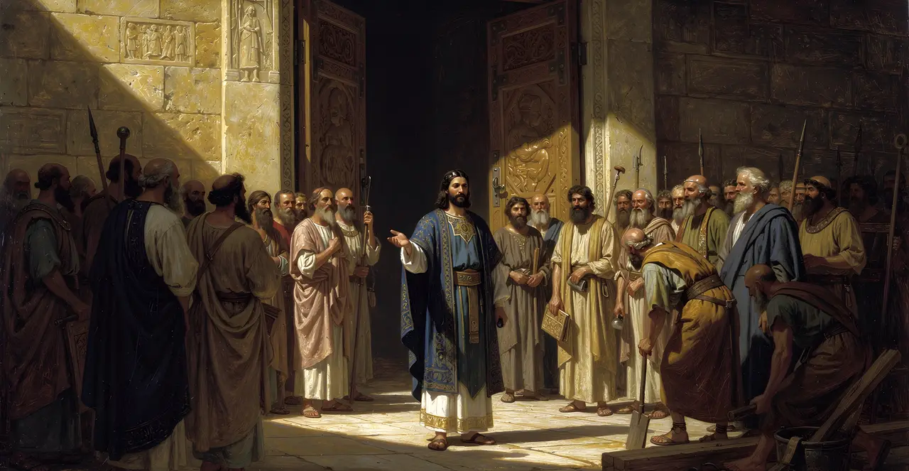 2 Chronicles 29:1-4 — 2 Chronicles, oil painting · TruthPrints