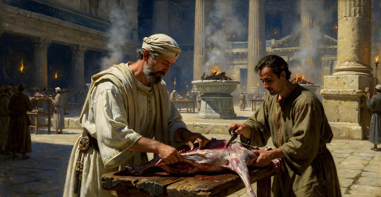 2 Chronicles 29:32-34 — 2 Chronicles, oil painting · TruthPrints