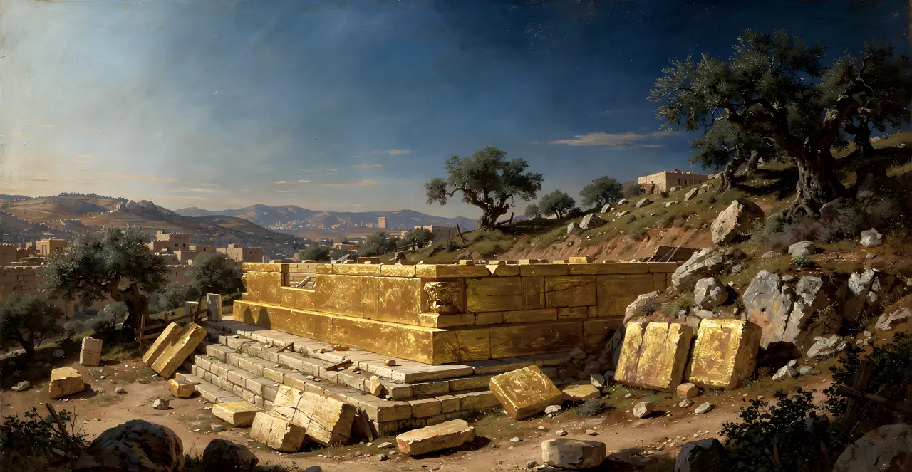 2 Chronicles 3:1-3 — 2 Chronicles, oil painting · TruthPrints