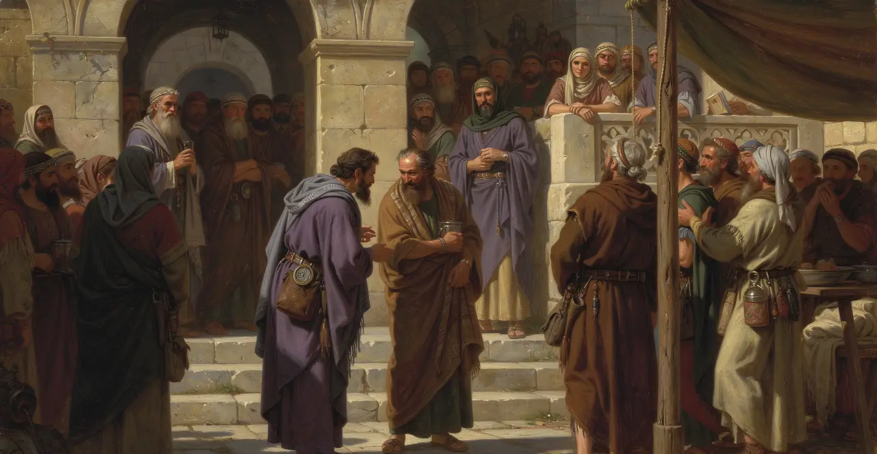 2 Chronicles 30:10-13 — 2 Chronicles, oil painting · TruthPrints