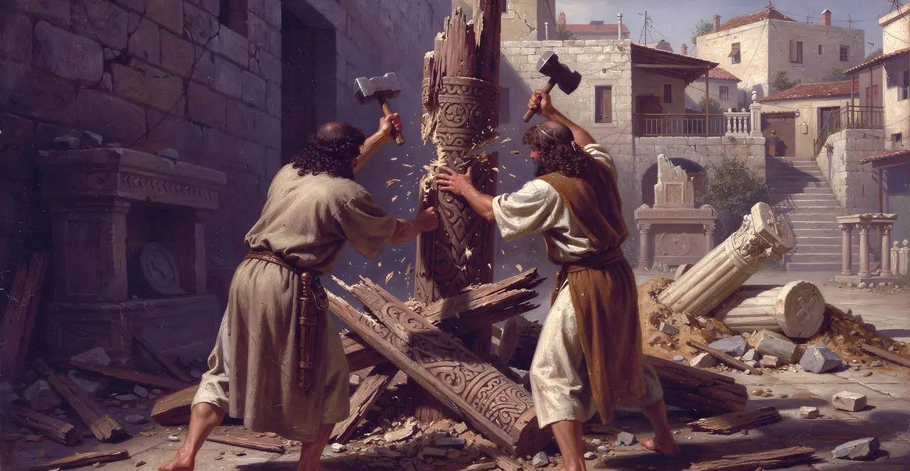 2 Chronicles 31:1 — 2 Chronicles, oil painting · TruthPrints