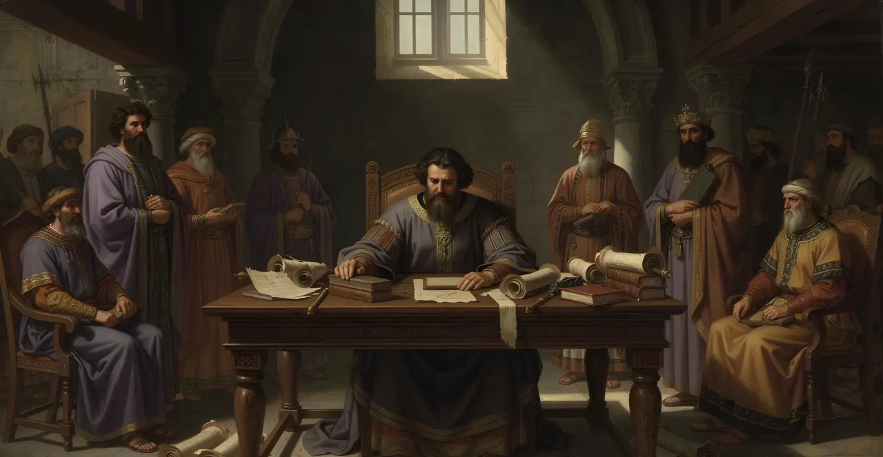 2 Chronicles 31:2-3 — 2 Chronicles, oil painting · TruthPrints