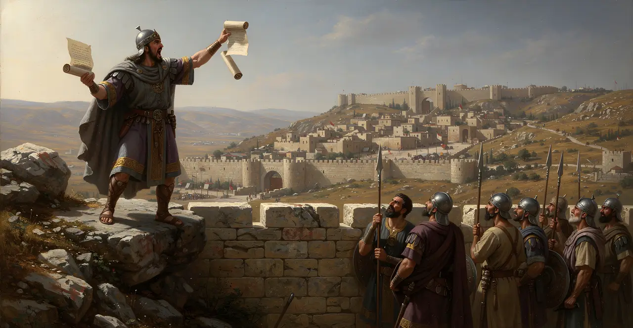 2 Chronicles 32:17-19 — 2 Chronicles, oil painting · TruthPrints