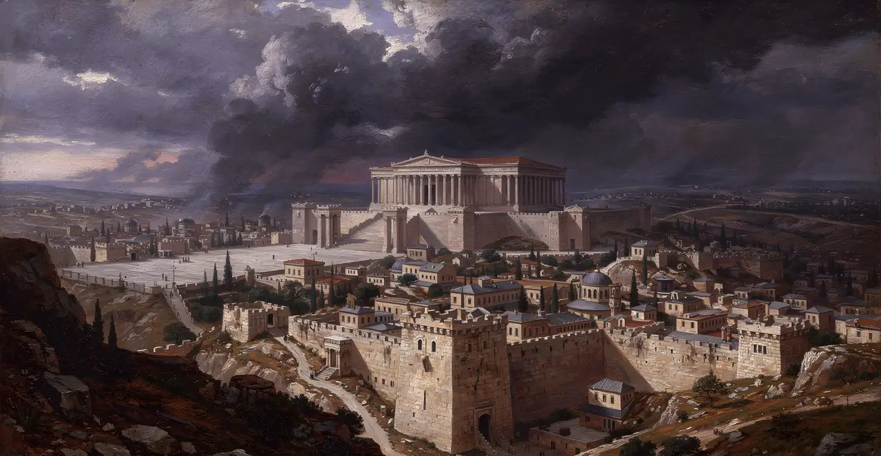 2 Chronicles 33:1-4 — 2 Chronicles, oil painting · TruthPrints