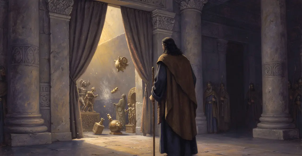 2 Chronicles 33:15-17 — 2 Chronicles, oil painting · TruthPrints