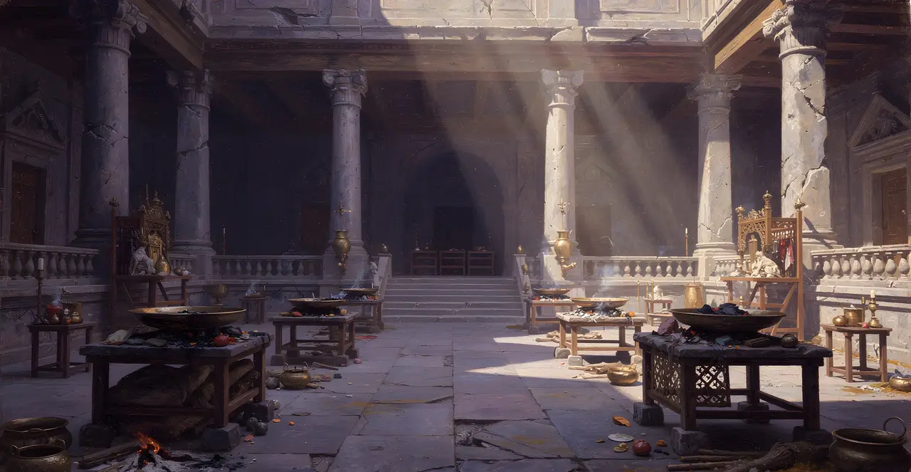 2 Chronicles 33:5-6 — 2 Chronicles, oil painting · TruthPrints