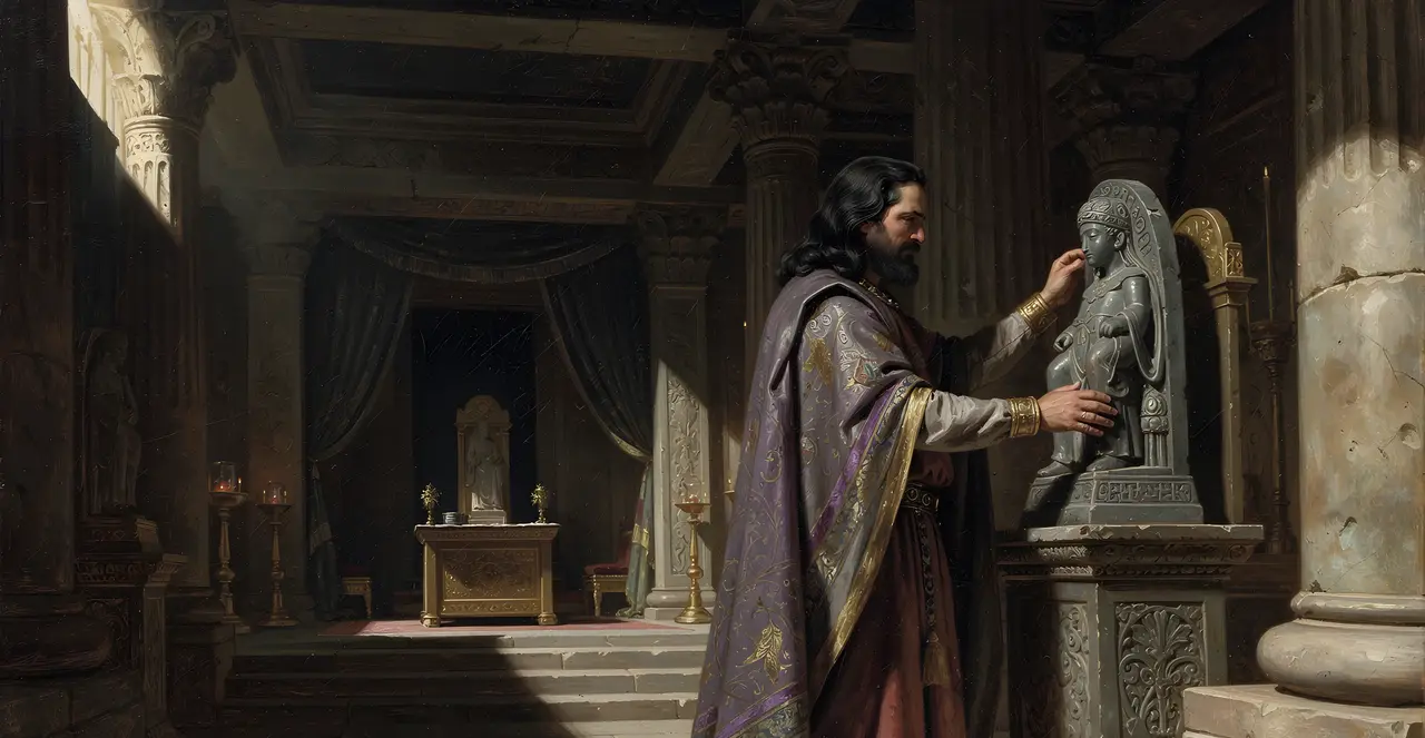 2 Chronicles 33:7-8 — 2 Chronicles, oil painting · TruthPrints