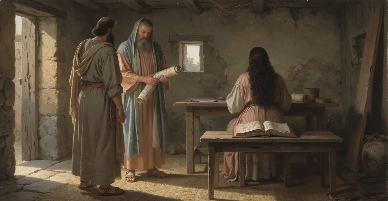 2 Chronicles 34:21-22 — 2 Chronicles, oil painting · TruthPrints