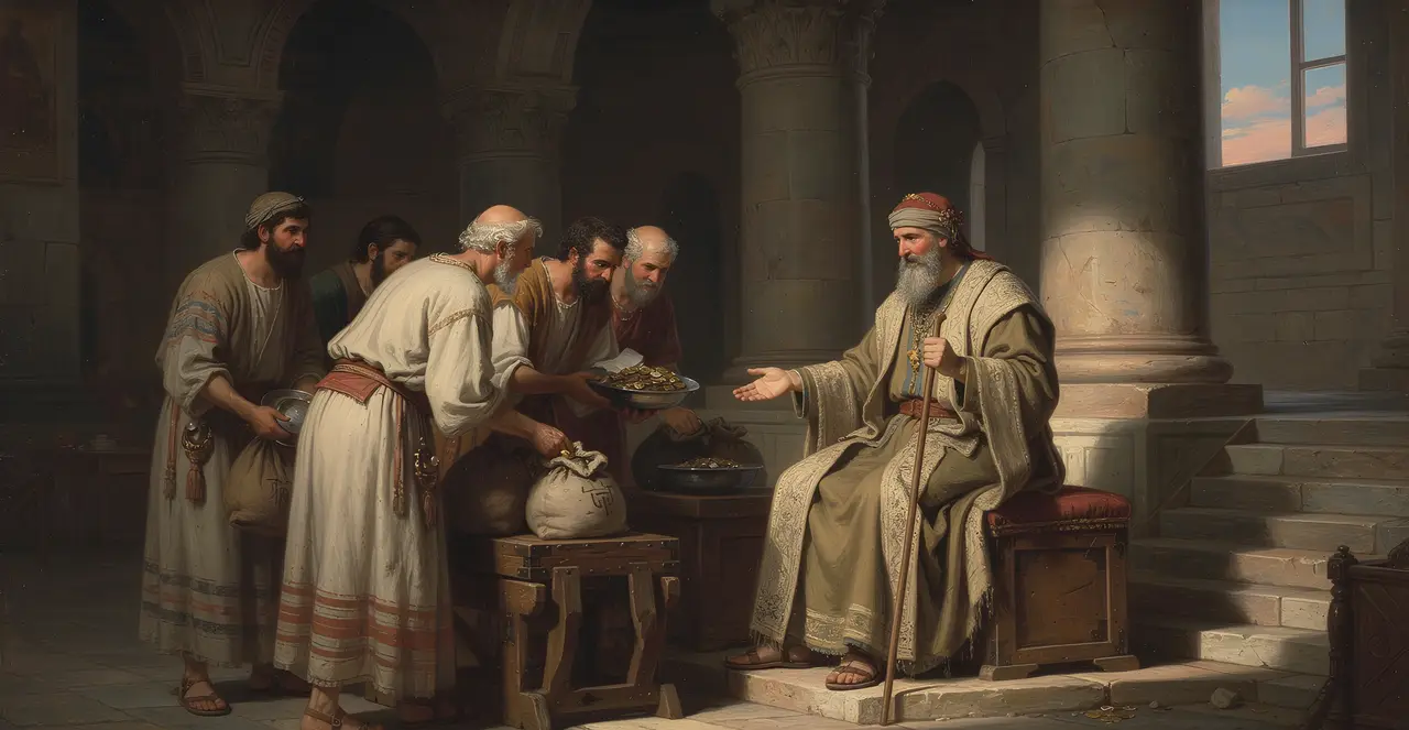 2 Chronicles 34:9-10 — 2 Chronicles, oil painting · TruthPrints