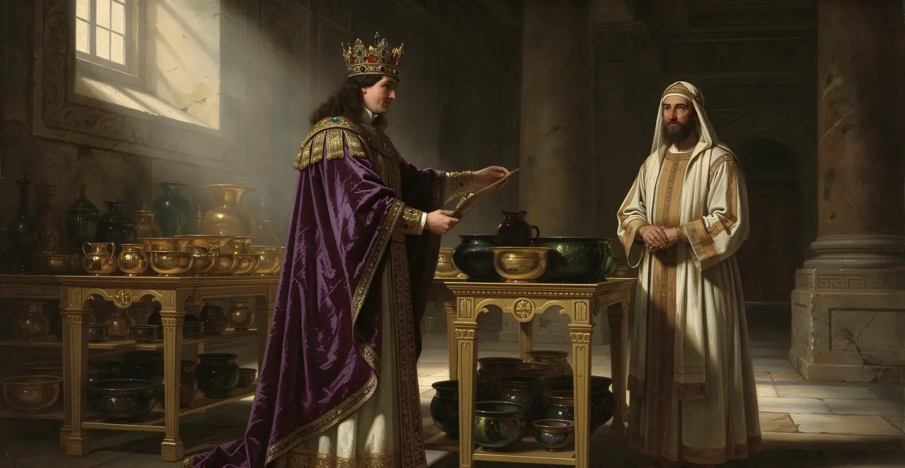 2 Chronicles 4:8-11 — 2 Chronicles, oil painting · TruthPrints