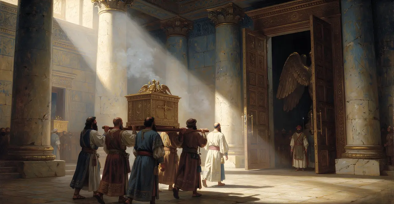 2 Chronicles 5:4-7 — 2 Chronicles, oil painting · TruthPrints