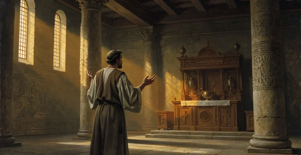 2 Chronicles 6:22-24 — 2 Chronicles, oil painting · TruthPrints