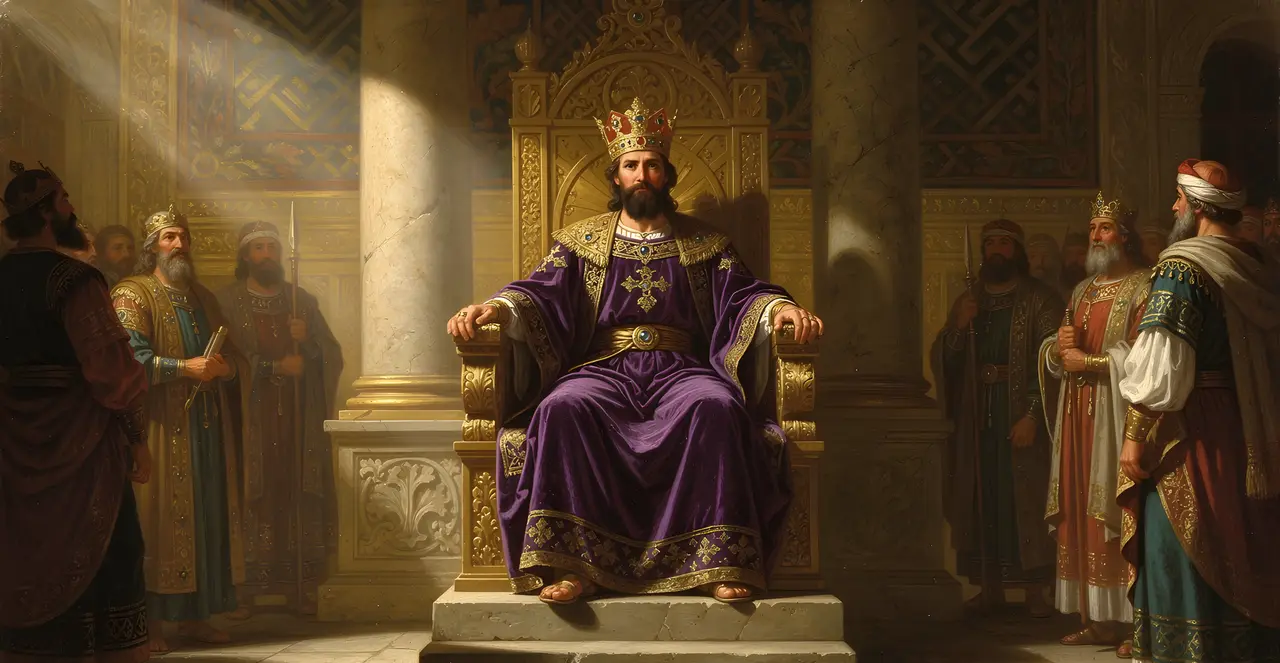 2 Chronicles 9:7-9 — 2 Chronicles, oil painting · TruthPrints