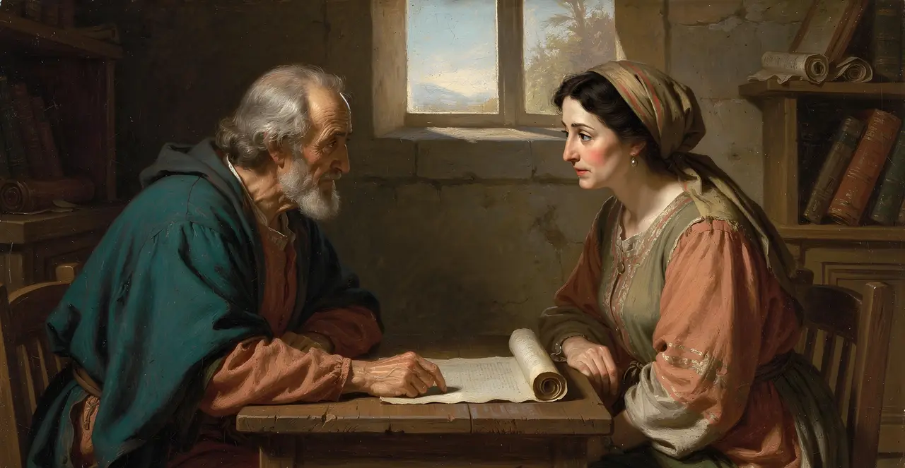 2 John 1:5-8 — 2 John, oil painting · TruthPrints