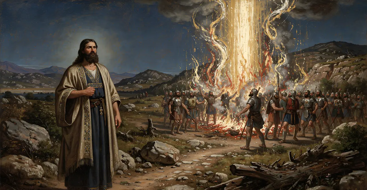 2 Kings 1:11-12 — 2 Kings, oil painting · TruthPrints