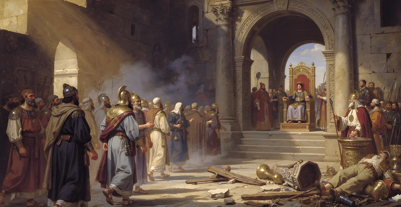 2 Kings 11:18-19 — 2 Kings, oil painting · TruthPrints