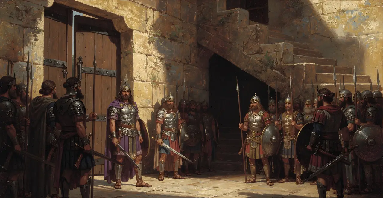 2 Kings 11:6-8 — 2 Kings, oil painting · TruthPrints