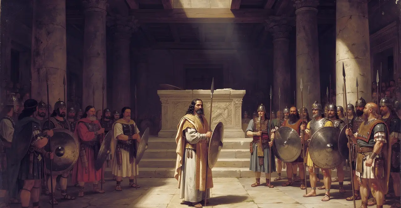 2 Kings 11:9-11 — 2 Kings, oil painting · TruthPrints