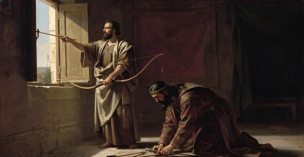 2 Kings 13:17-19 — 2 Kings, oil painting · TruthPrints
