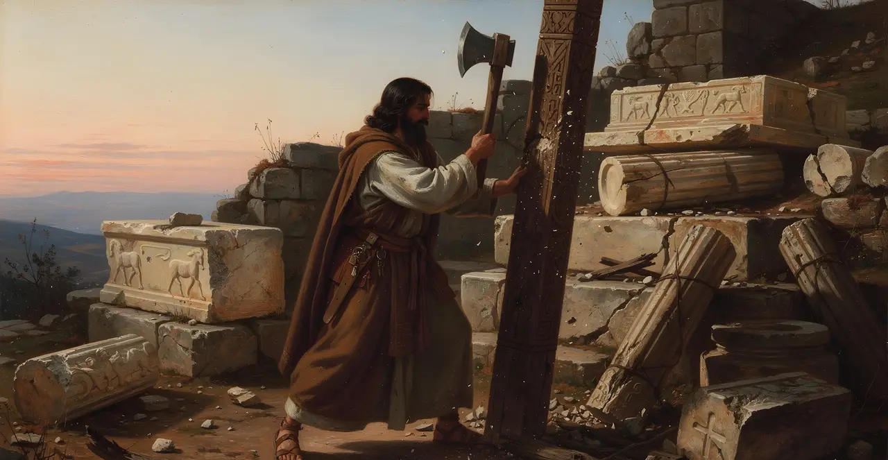 2 Kings 23:14-15 — 2 Kings, oil painting · TruthPrints