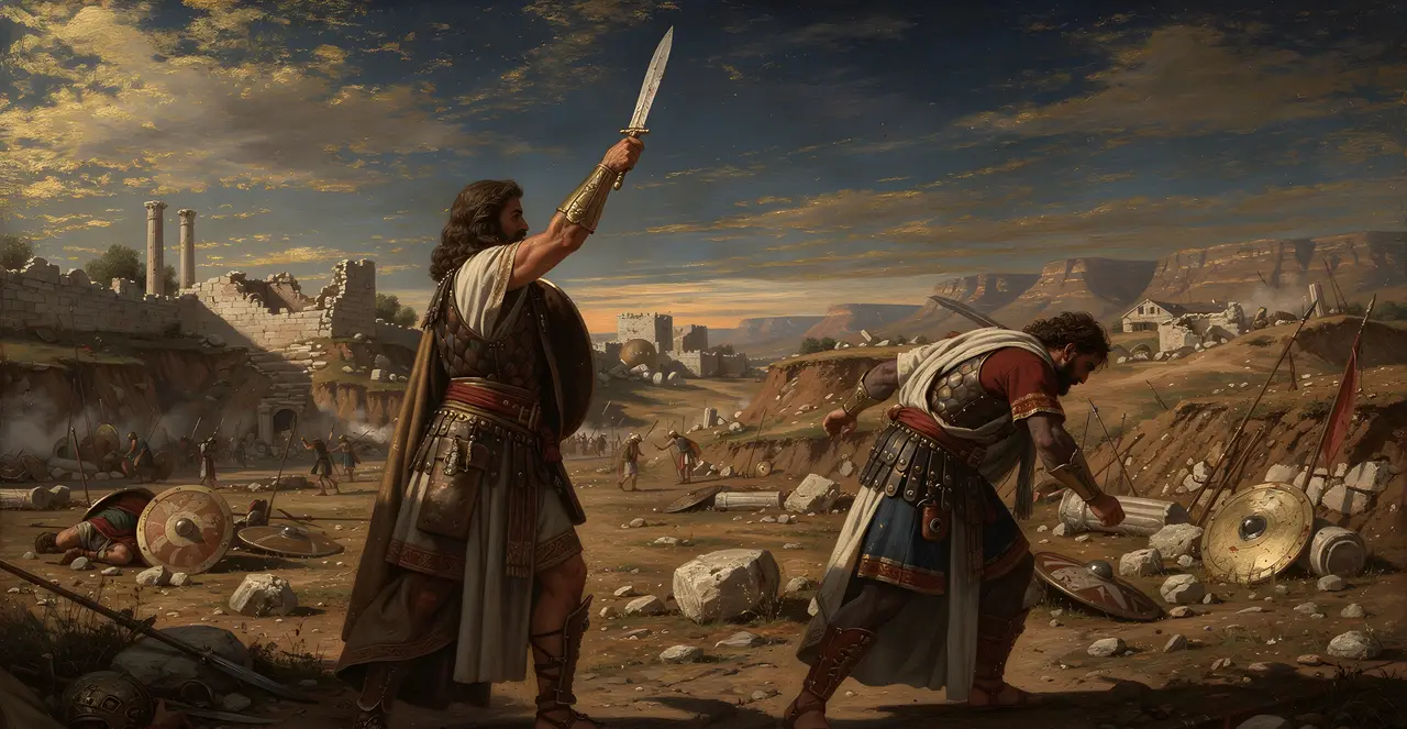 2 Kings 3:24-25 — 2 Kings, oil painting · TruthPrints