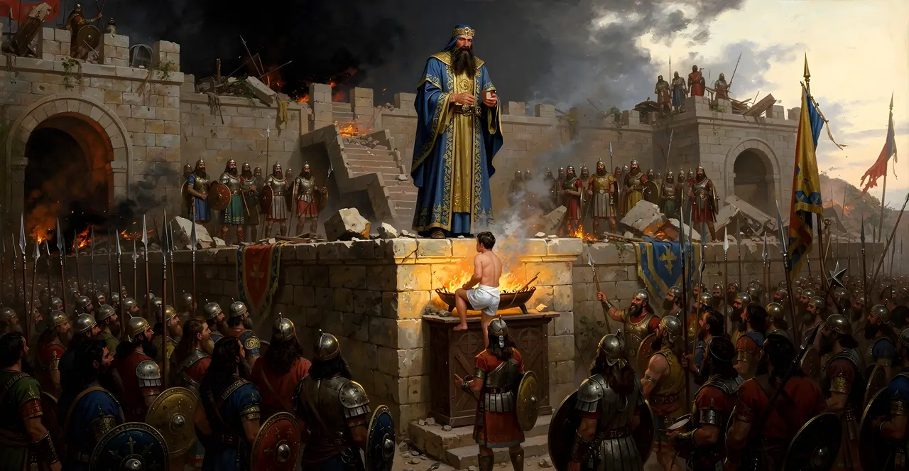 2 Kings 3:26-27 — 2 Kings, oil painting · TruthPrints