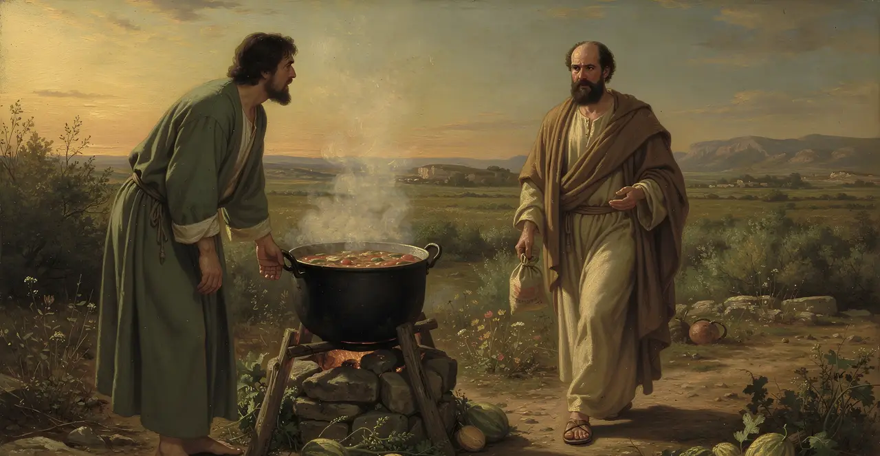 2 Kings 4:39-41 — 2 Kings, oil painting · TruthPrints